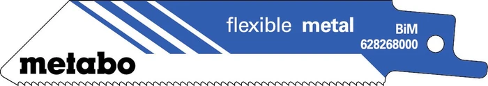 Metabo Flexible Metal BiM Säbelsägeblatt 18TPI, 100x0.9mm, 5 Stück