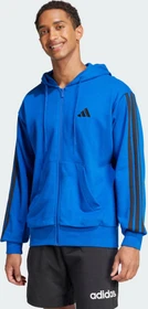 adidas Essentials 3-Streifen French Terry Hoodie royal blue/black (Herren)