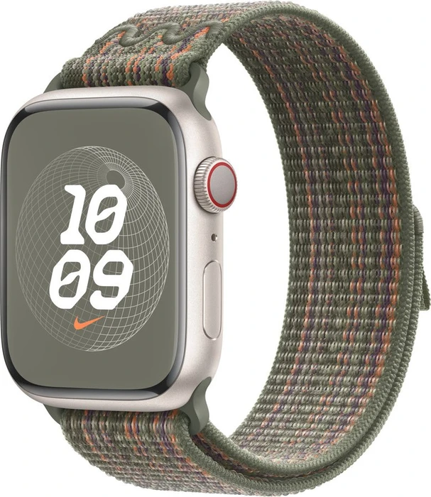 Apple Nike Sport Loop für Apple Watch 45mm Sequoia/orange