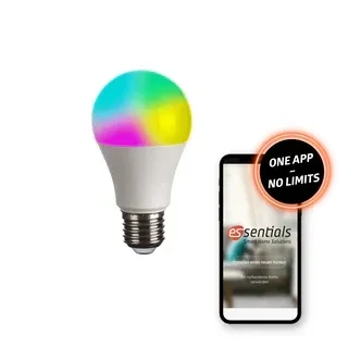 Essentials Smart Home LED Light Bulb WLAN E27 10W