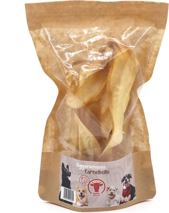 Eggersmann Carnebello Naturkausnack Rinderohren, 2 Stück