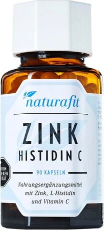 naturafit Zink Histidin C Kapseln, 90 Stück