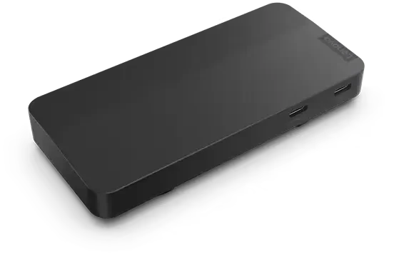Lenovo USB-C Dual Display Travel Dock (40B9), ohne Netzteil, USB-C 3.1 [Stecker]