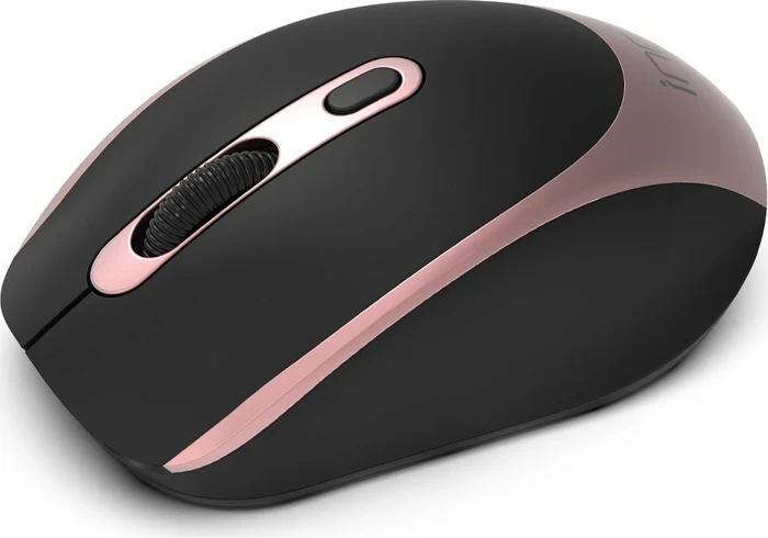 Inca IWM-211RG Silent Wireless Mouse schwarz/rosegold, USB