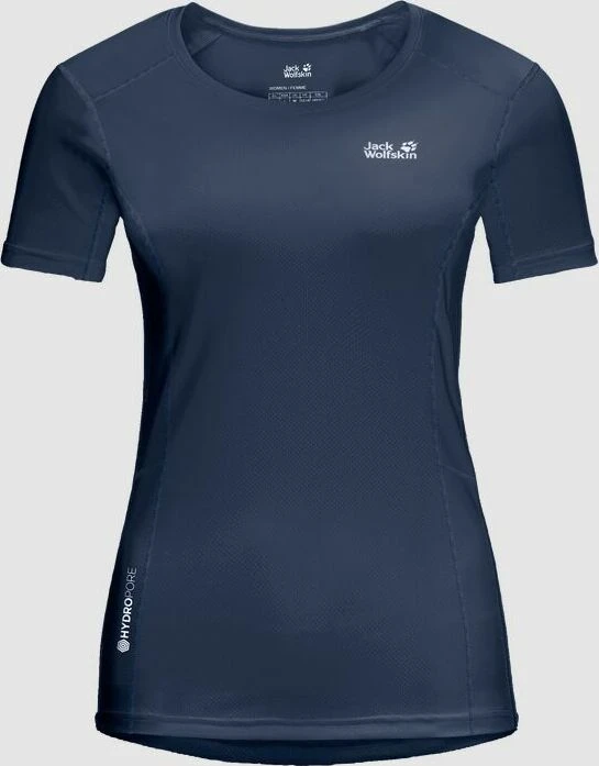 Jack Wolfskin Narrows Funktionsshirt kurzarm dark indigo (Damen)