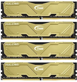 TeamGroup Vulcan gold UDIMM 32GB Kit, DDR4-3000, CL16-16-16-36