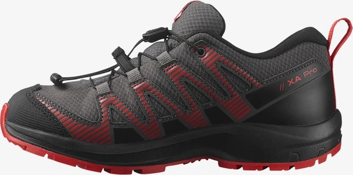 Salomon XA Pro V8 CSWP magnet/black/poppy red (Junior)