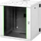 Digitus Professional Unique Serie Wandschrank 12HE, zweiteilig, schwenkbar, Sicherheitsglastür, IP2X, grau, 600mm tief Vorschaubild