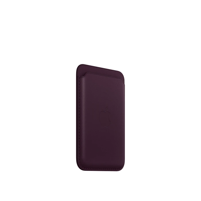 Apple iPhone Leder Wallet mit MagSafe Dunkelkirsch