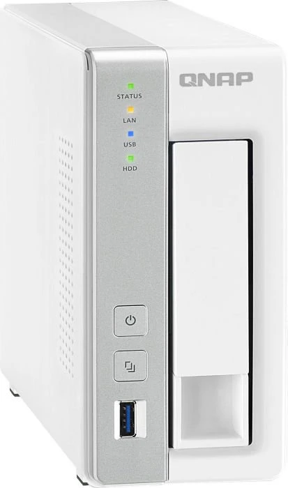 QNAP Turbo Station TS-131, 512MB RAM, 1x RJ-45 1000Base-T, 3x USB-A 3.0