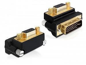 DeLOCK DVI/VGA Adapter, gewinkelt 270°