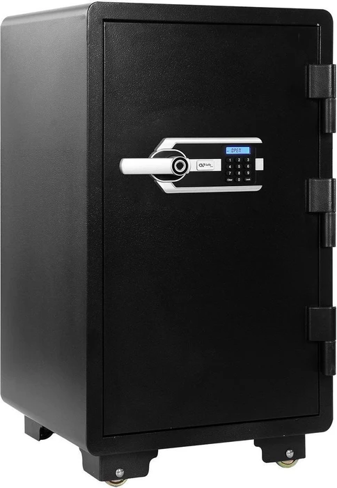 Olympia GOsafe 5920FP Tresor, schwarz, Schlüsselschloss/elektronisches Zahlenschloss/Fingerprintreader