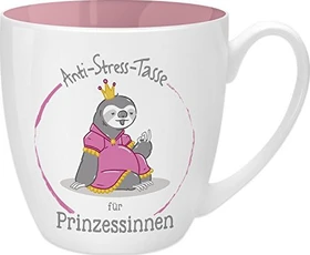 Sheepworld Kaffeebecher Anti-Stress Tasse für Prinzessinnen 450ml