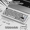 Attack Shark X82PRO HE Magnetic 75% inkl. Spiralkabel, Comic, LEDs RGB, Outemu White Jade Magnetic, USB/Bluetooth, US Vorschaubild