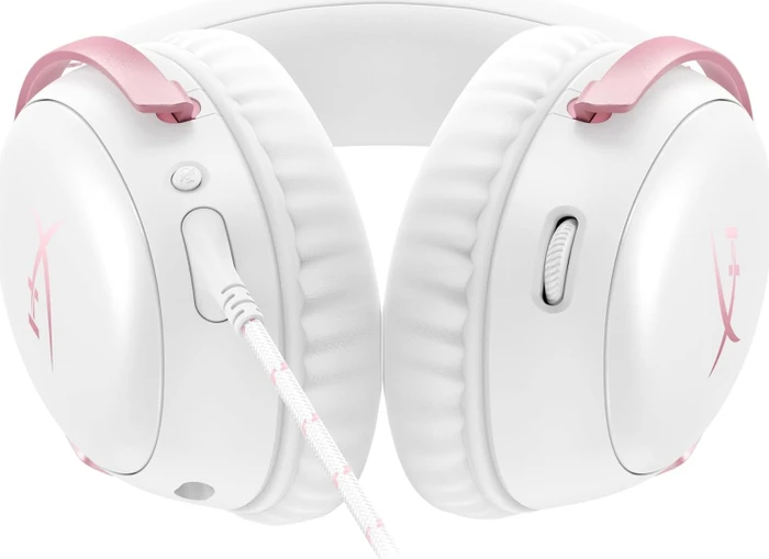 HP HyperX Cloud III weiß/rosa