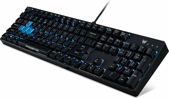 Acer Predator Aethon 300 Gaming Keyboard, LEDs blau, MX BLUE, USB, DE