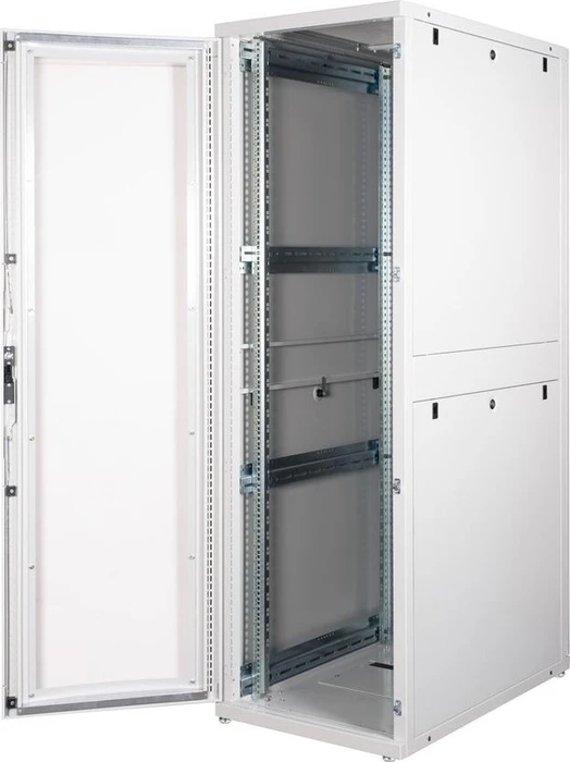 Roline / Secomp Pro Serie 19" Serverschrank 42HE, montiert, Glastür, IP20, RAL 7035, 1000mm tief