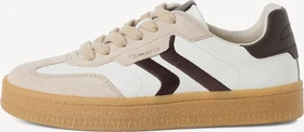 Tamaris Ledersneaker Low offwhite comb (Damen)