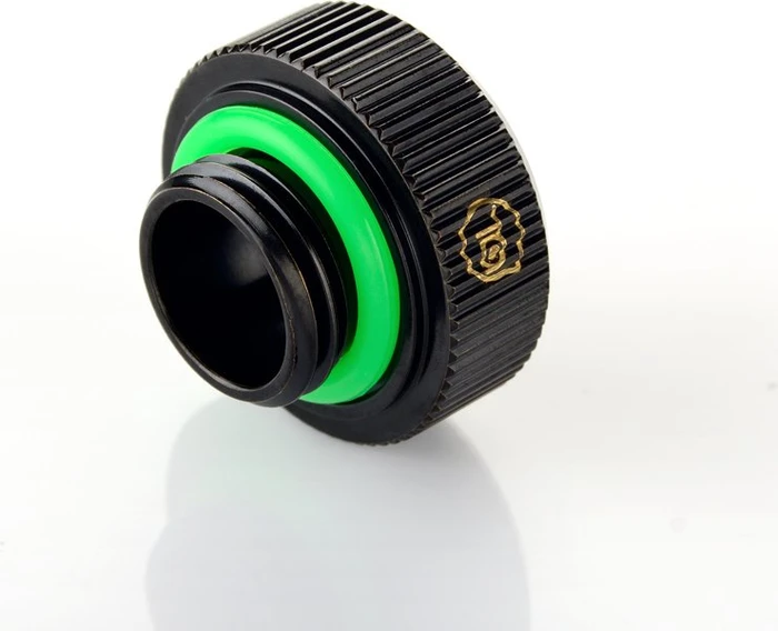 Bitspower Touchaqua Hardtube Adapter G1/4" auf 16mm, Glorious Black, 2er-Pack
