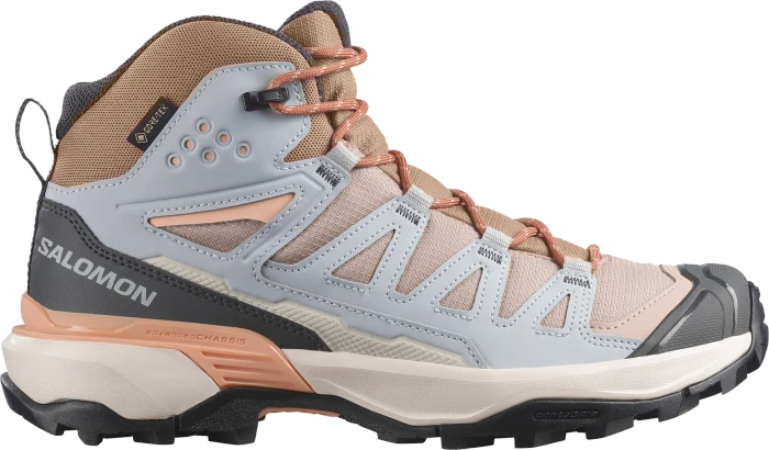 Salomon X Ultra 360 Mid GTX oxford tan/pearl blue/almond cream (Damen)