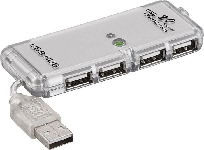 Wentronic Goobay USB-Hub, 4x USB-A 2.0, USB-A 2.0 [Stecker]