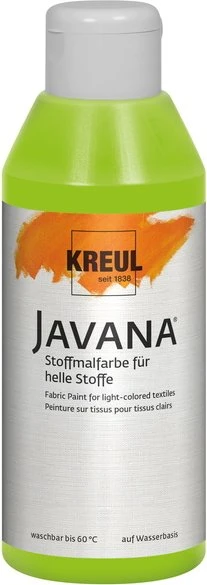 Kreul Javana Stoffmalfarbe für helle Stoffe, maigrün, 250ml