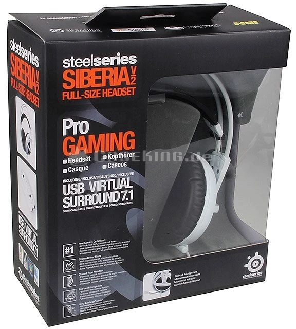 SteelSeries Siberia v2 USB Headset weiß