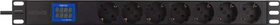 BlueWalker PowerWalker PDU LC-16A Schuko, 1HE, 10-fach, 16A/240V, schwarz, 2m