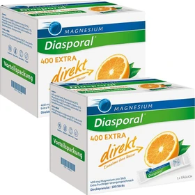 Magnesium Diasporal 400 Extra direkt Granulat, 200 Stück (2x 100 Stück)