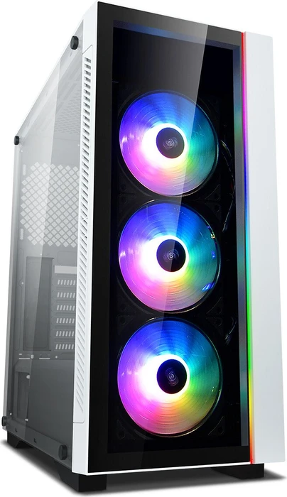 DeepCool Matrexx 55 V3 ADD-RGB WH 3F, weiß, Glasfenster