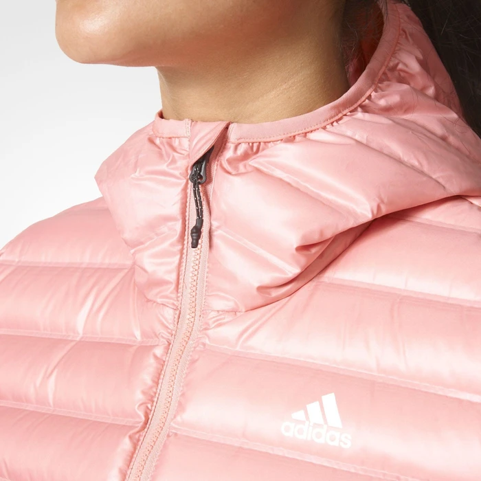 adidas Varilite Hooded Down Funktionsjacke tactile rose (Damen)