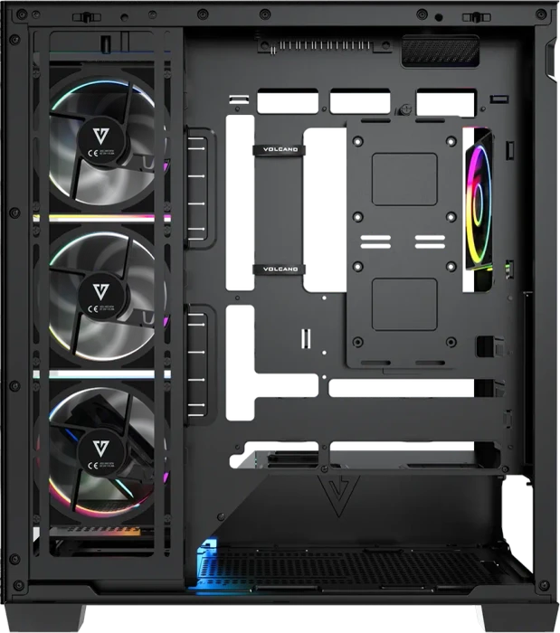 Modecom Volcano Stellar Plus 5F Black, Glasfenster