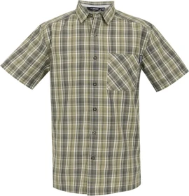 Regatta Mindano IX Hemd kurzarm golden sand/treetop check (Herren)