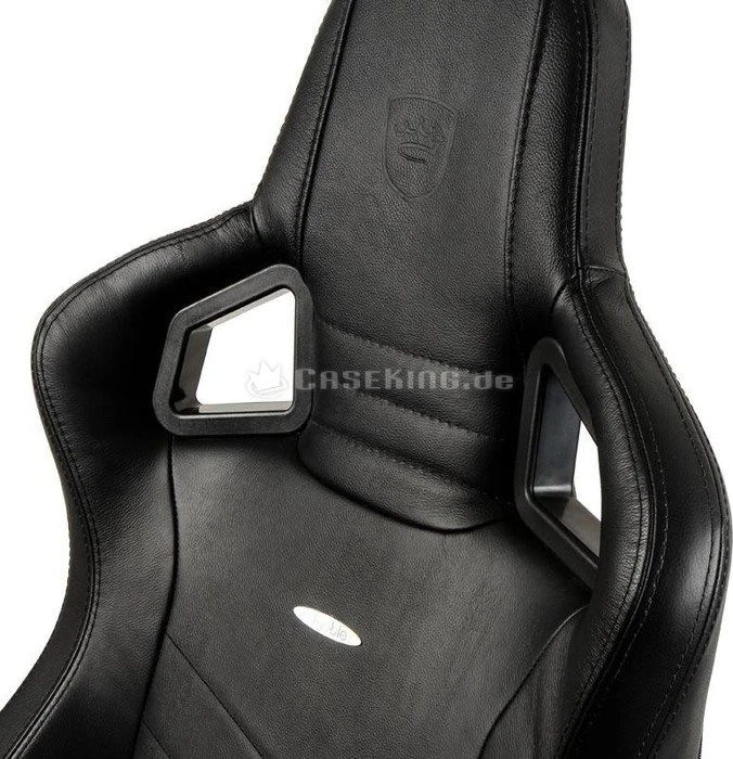 noblechairs Epic Echtleder Gamingstuhl, schwarz