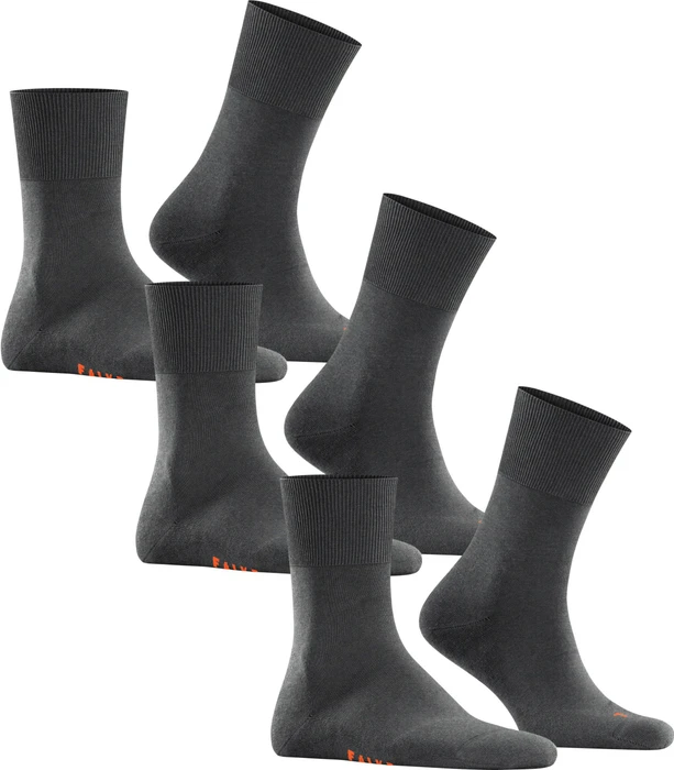 Falke Run Socken dark grey, 3 Paare