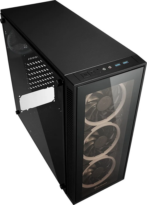Sharkoon TG4 RGB, Lüfter LED RGB, Glasfenster