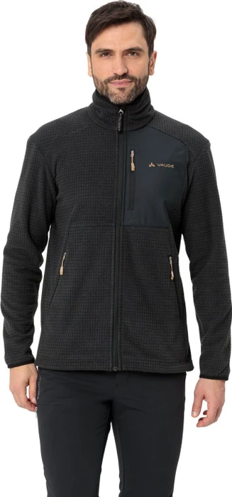 Vaude Neyland Fleece Jacke black/oat (Herren)