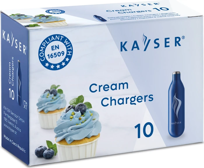 Kayser Schlagsahne Einwegpatronen 7,5 g 10 Stück Image