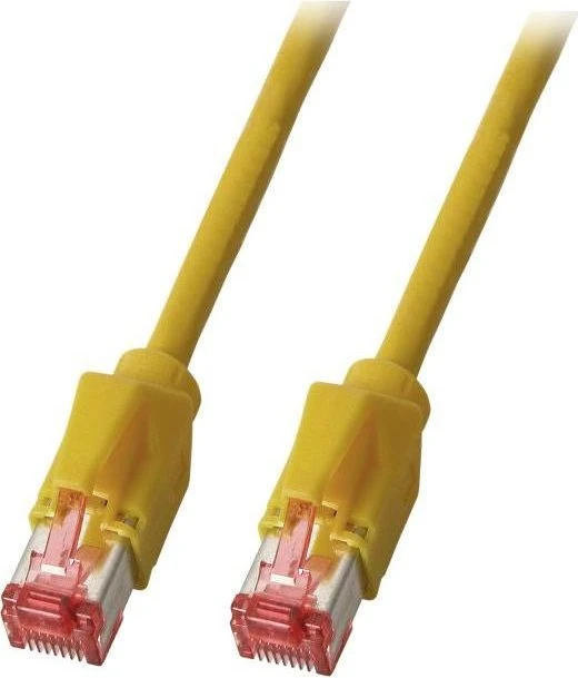 EFB Elektronik PUR Superflex Industrial-Patchkabel schleppkettentauglich, Cat5e, S/UTP, RJ-45/RJ-45, 1m, gelb