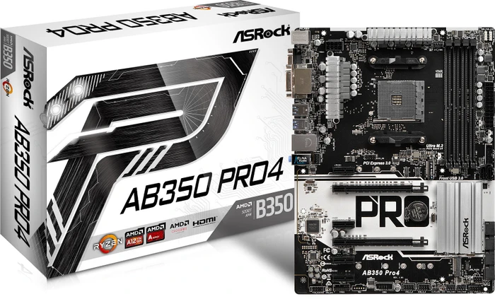 ASRock AB350 Pro4 (AMD AM4)