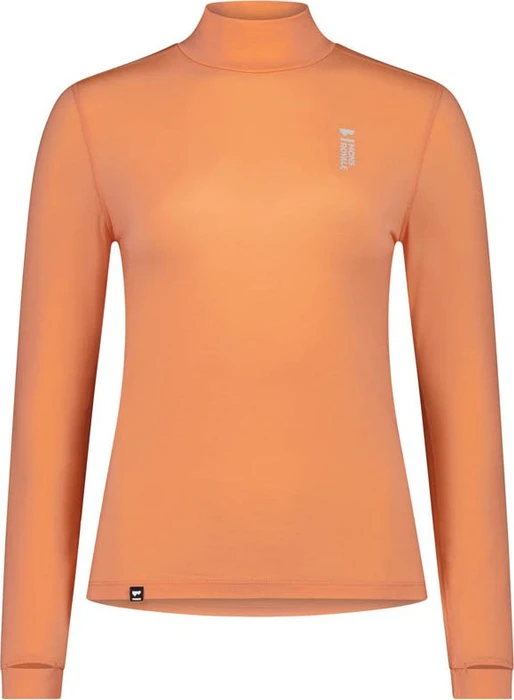 Mons Royale Cascade Merino Base Layer Funktionsshirt langarm punch (Damen)