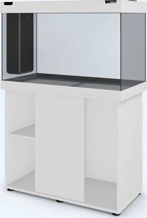 Juwel Rio 290 LED Aquarium-Set mit Unterschrank, weiß/weiß, 290l