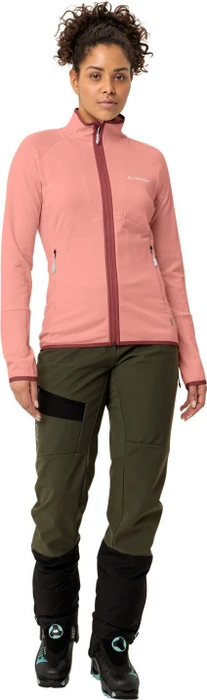 Vaude Monviso Fleece II Jacke peach (Damen)