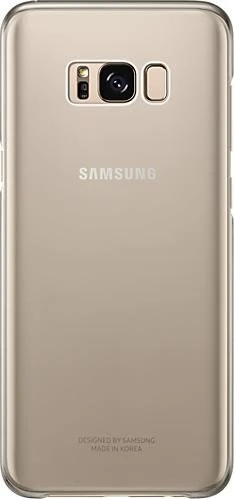 Samsung Clear Cover für Galaxy S8+ gold