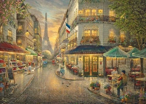 Schmidt Spiele Holzpuzzle Thomas Kinkade Studios: Malerisches Paris (1000 Teile) Image