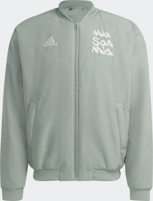 adidas FC Bayern München Chinese Story Padded Jacke silver green (Herren)