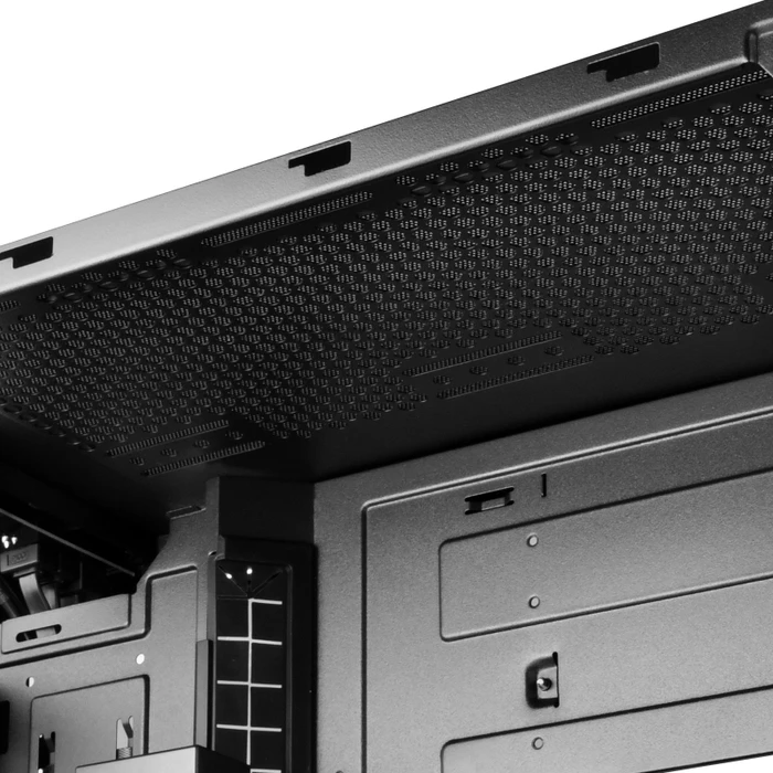 SilverStone Lucid LD01, schwarz/weiß, Glasfenster