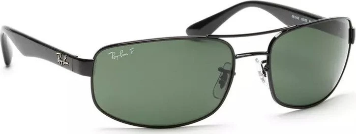Ray-Ban RB3445 61mm black/polarized green