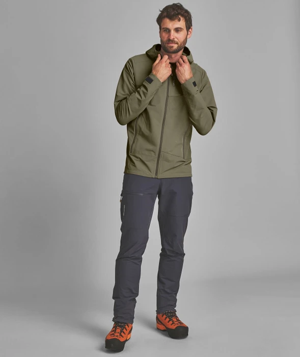Ortovox Seceda Softshell Funktionsjacke dark wild herbs (Herren)
