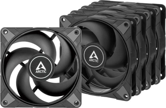 ARCTIC P12 Max, schwarz, 120mm, 5er-Pack